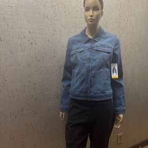 New With Tags Social Standard Classic Blue Jean Jacket